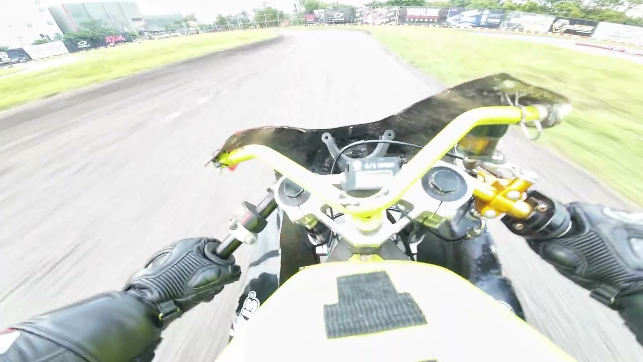 KAYO Mini GP MR150 POV beginner track day 4/30  DJI Action 4