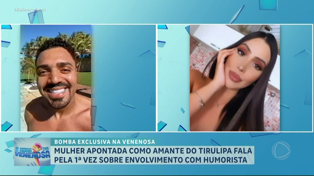 A HORA DA VENENOSA: Bomba! Mulher apontada como amante de Tirullipa admite traição e revela detalhes