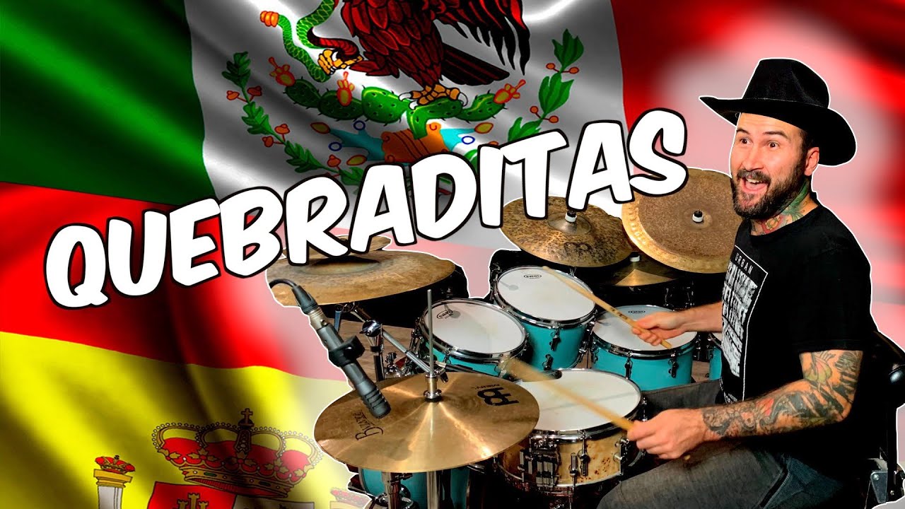 BATERISTA ESPAÑOL aprende a TOCAR QUEBRADITAS