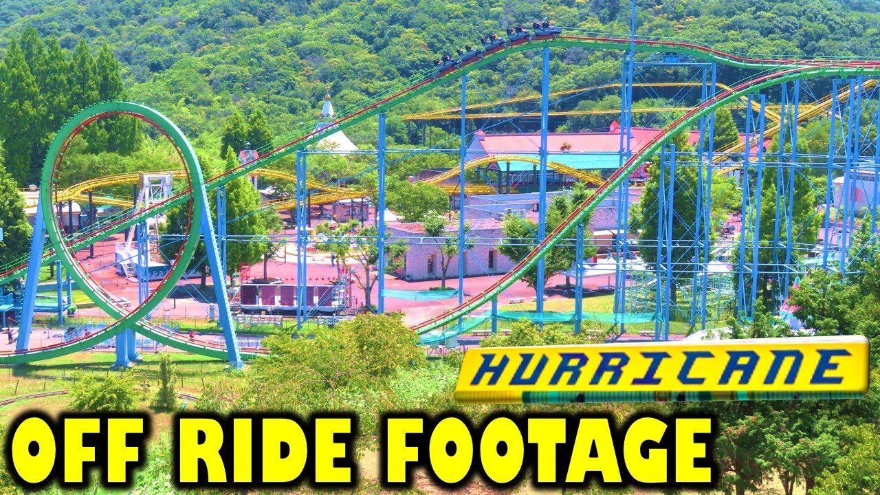 Hurricane at Himeji Central Park Off-Ride Footage (No Copyright)