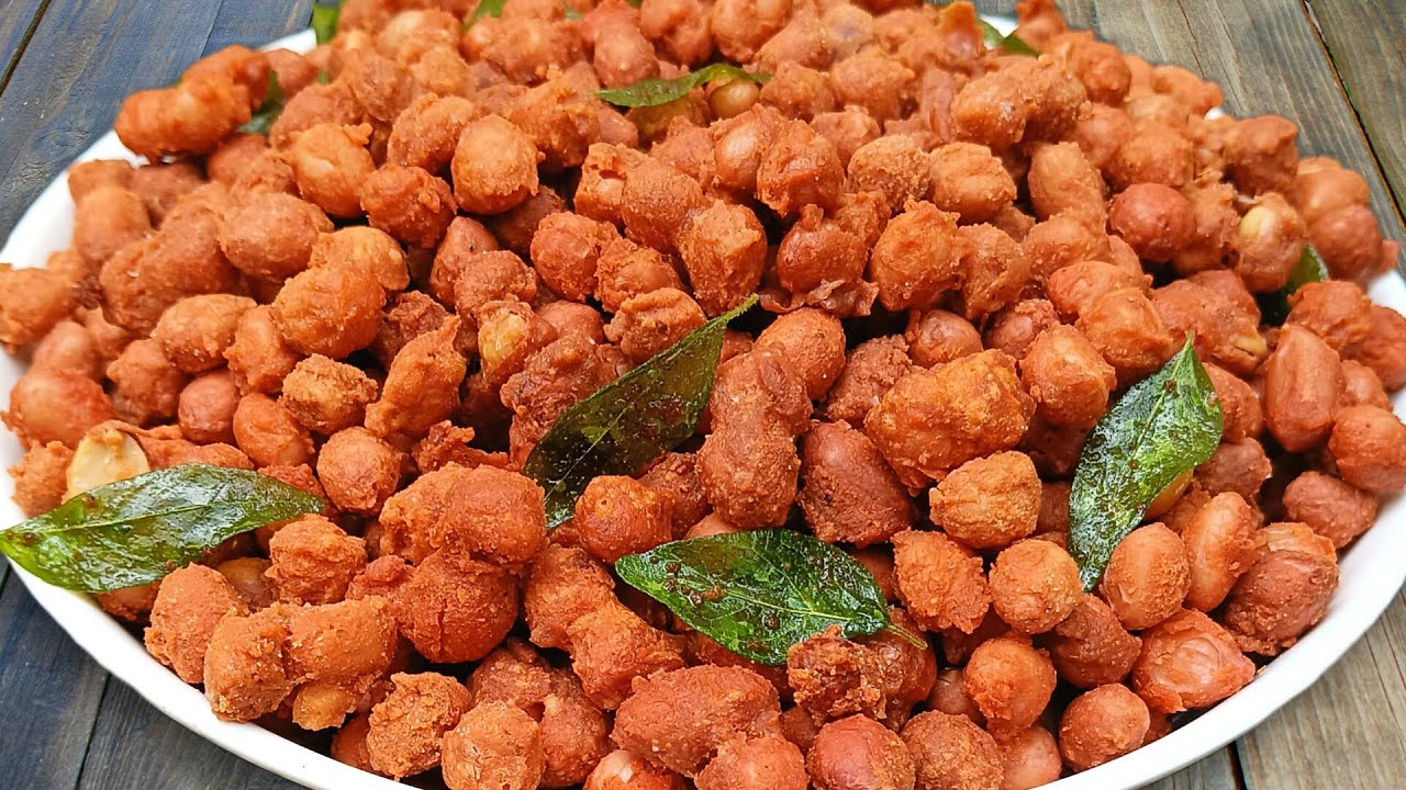 Perfect Bakery Style Masala Peanuts | One Month Storable Snacks Recipe | Besan Coated Masala Peanuts