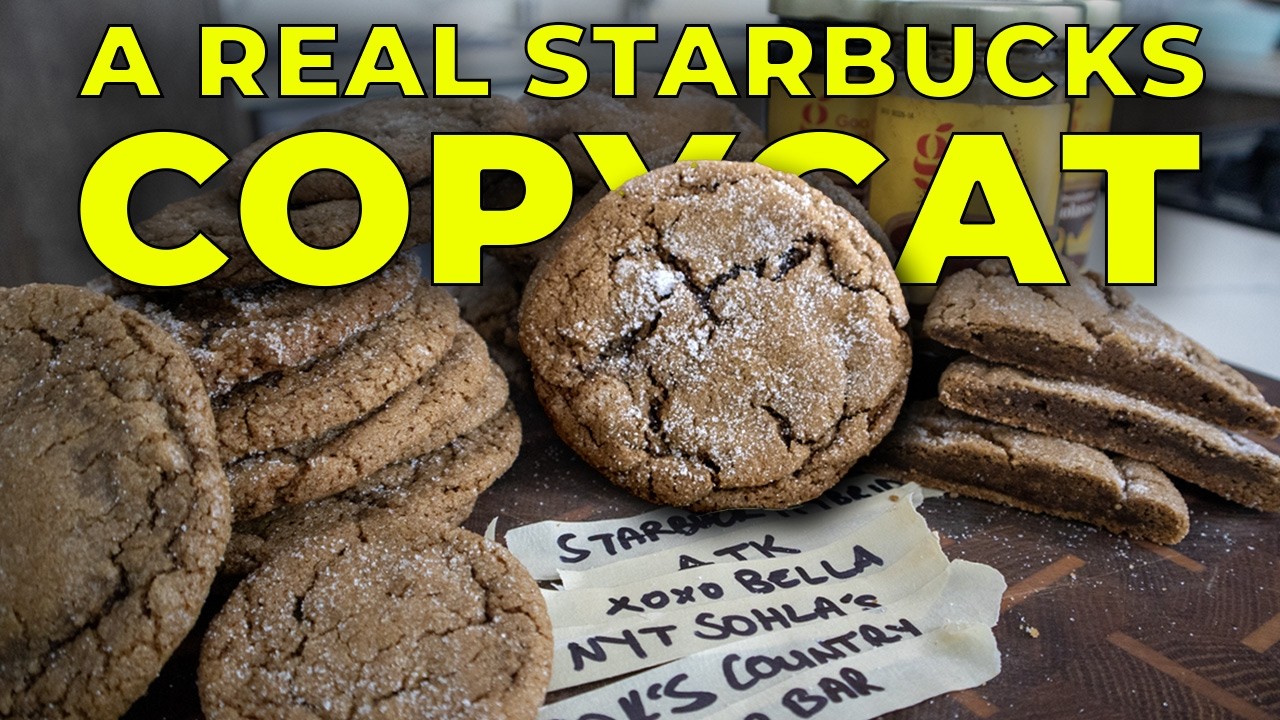Это имбирное печенье с патокой на вкус точь-в-точь как Starbucks