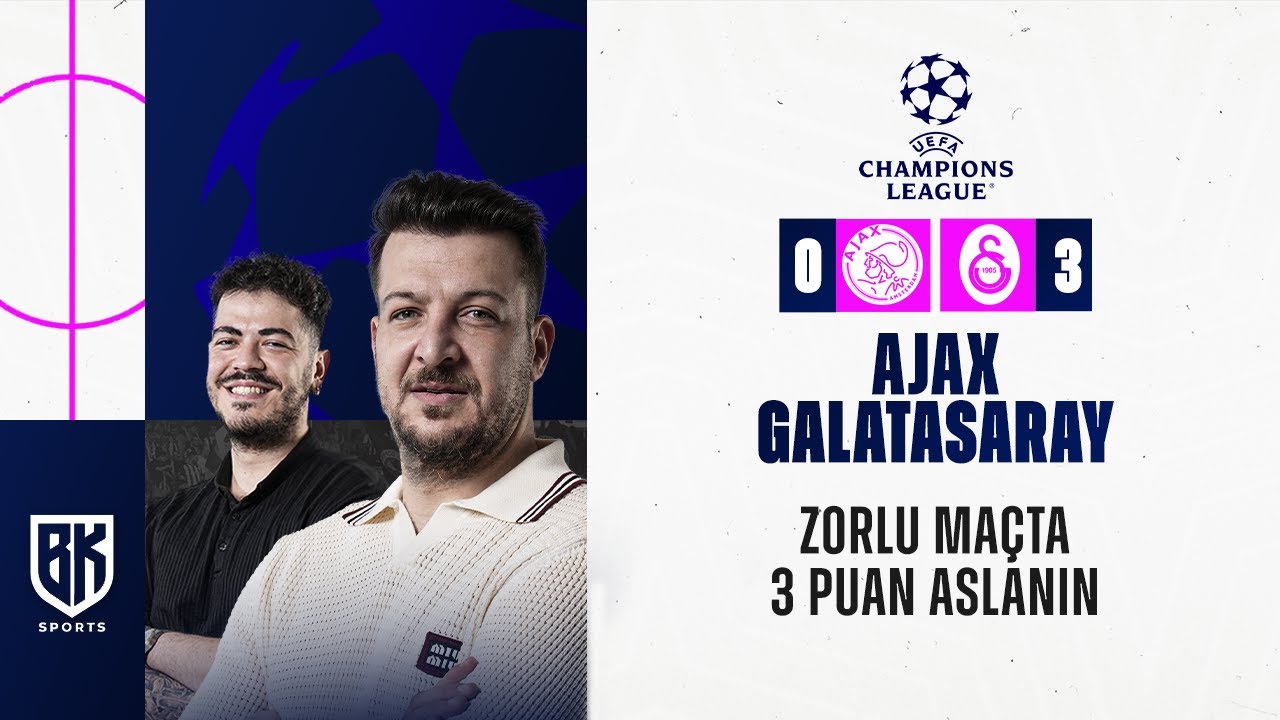 MAÇ SONU | Ajax 0  - 3 Galatasaray | Batuhan Karadeniz | Oğuzhan Öztürk