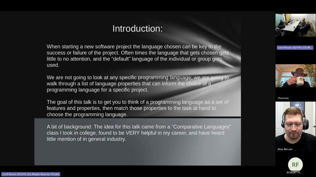 Choosing The Right Language (for your project)