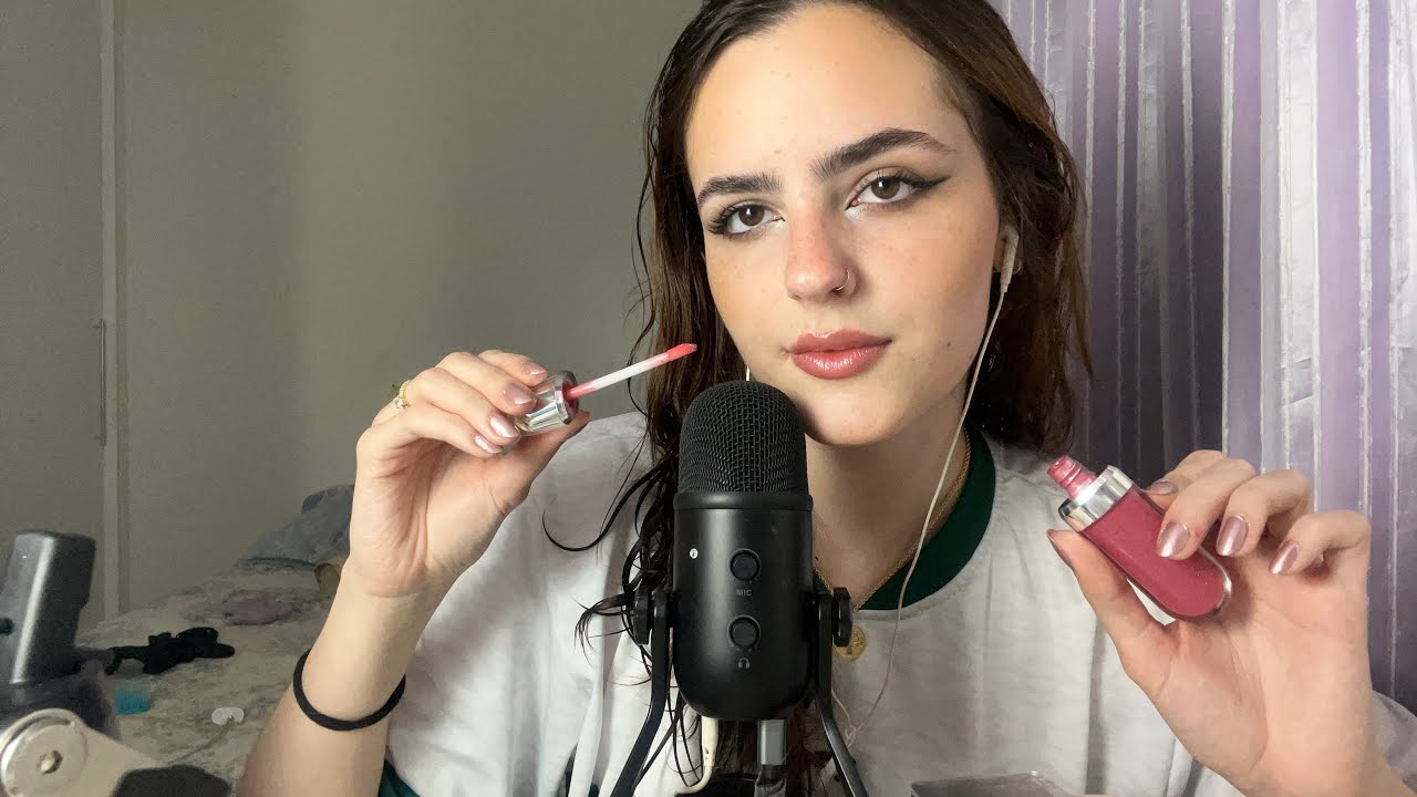 ASMR MAQUIA E FALA- sussurro, asmr não intencional