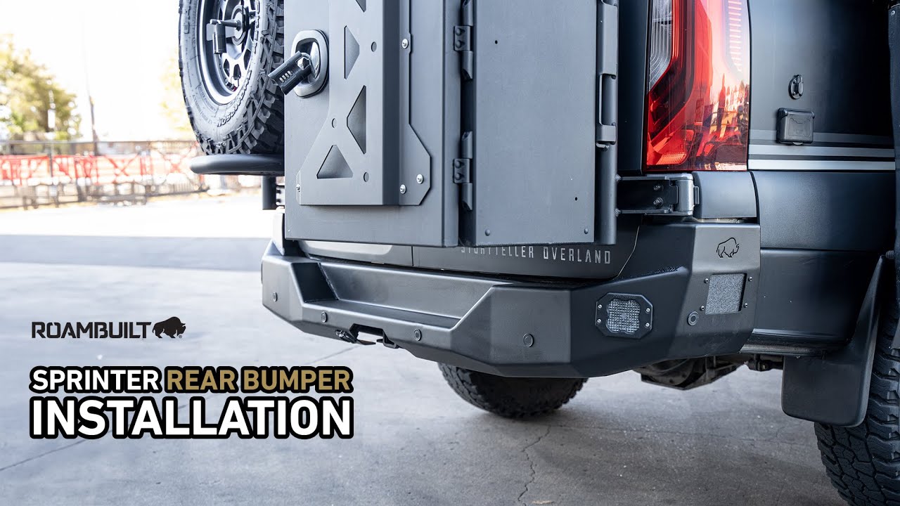 2019+ Mercedes Sprinter Rear Bumper - Installation
