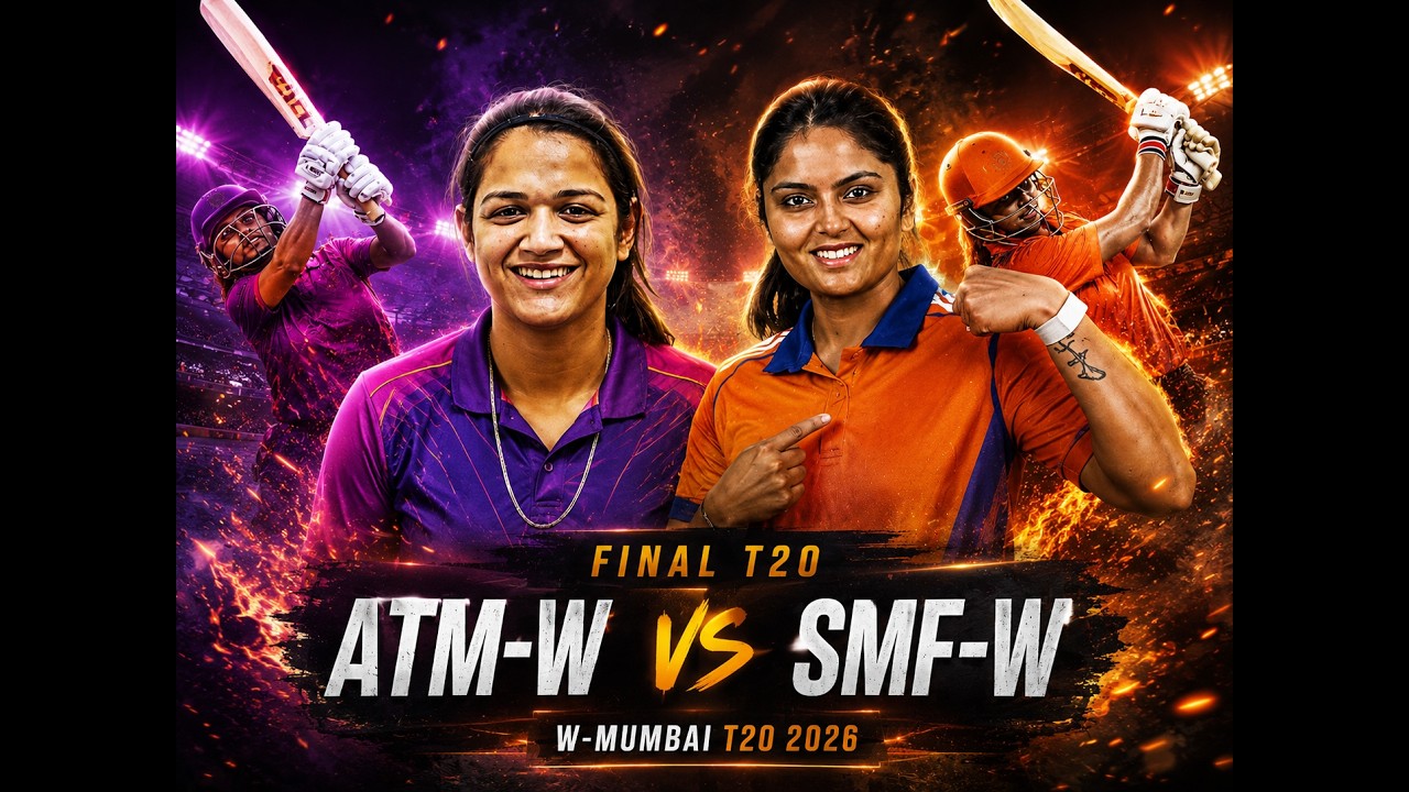 ATM-W vs SMF-W Final T20 Live | W-Mumbai T20 2026 Live Match Today | ATMW vs SMFW Live Score