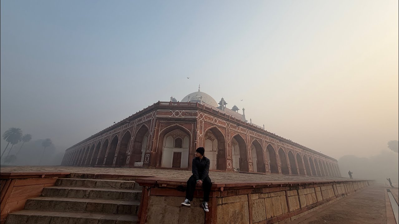 Humayun’s Tomb in the Fog | A Quiet Morning in Delhi| January Diaries