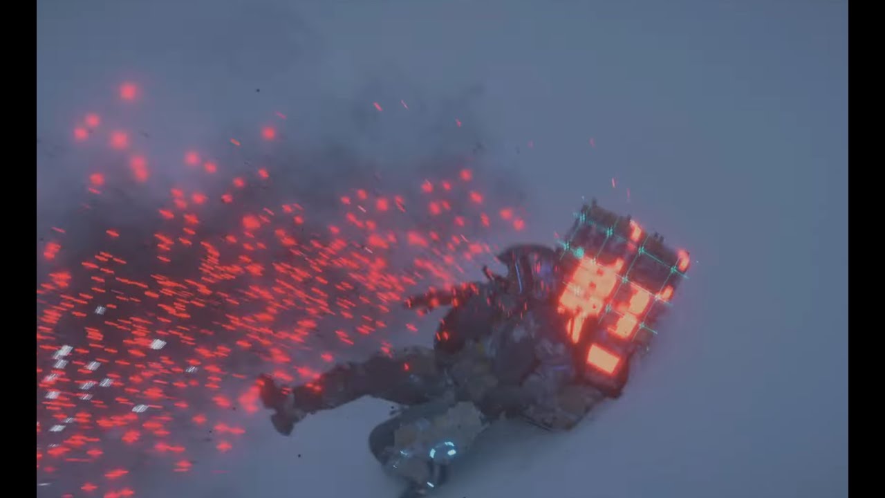 DEATH STRANDING 2: A Steep Rocky Cliff Atop The Mountain