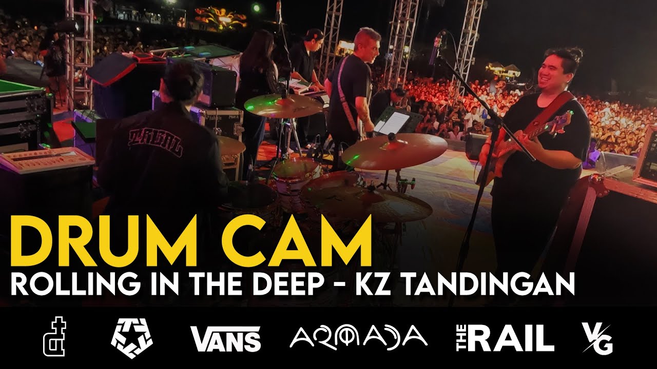 Rolling in the Deep - KZ Tandingan (Drum Cam)
