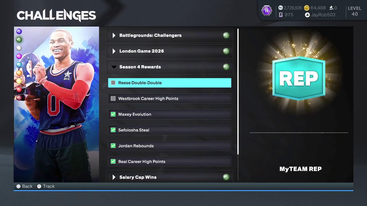 NBA2K26 MyTEAM EVENT CHALLENGES