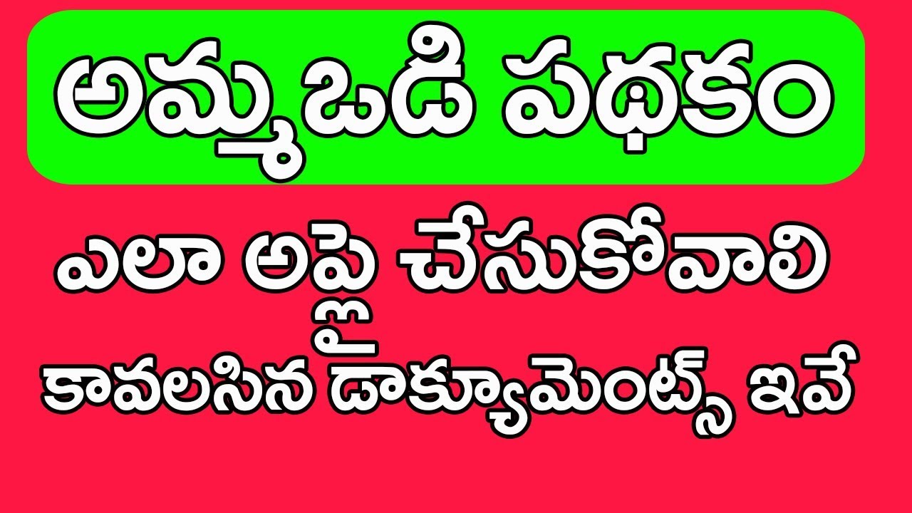 అమ్మ ఒడి  ఎలా అప్లై చేయాలి  | Amma Vodi Pathakam ViralVasu