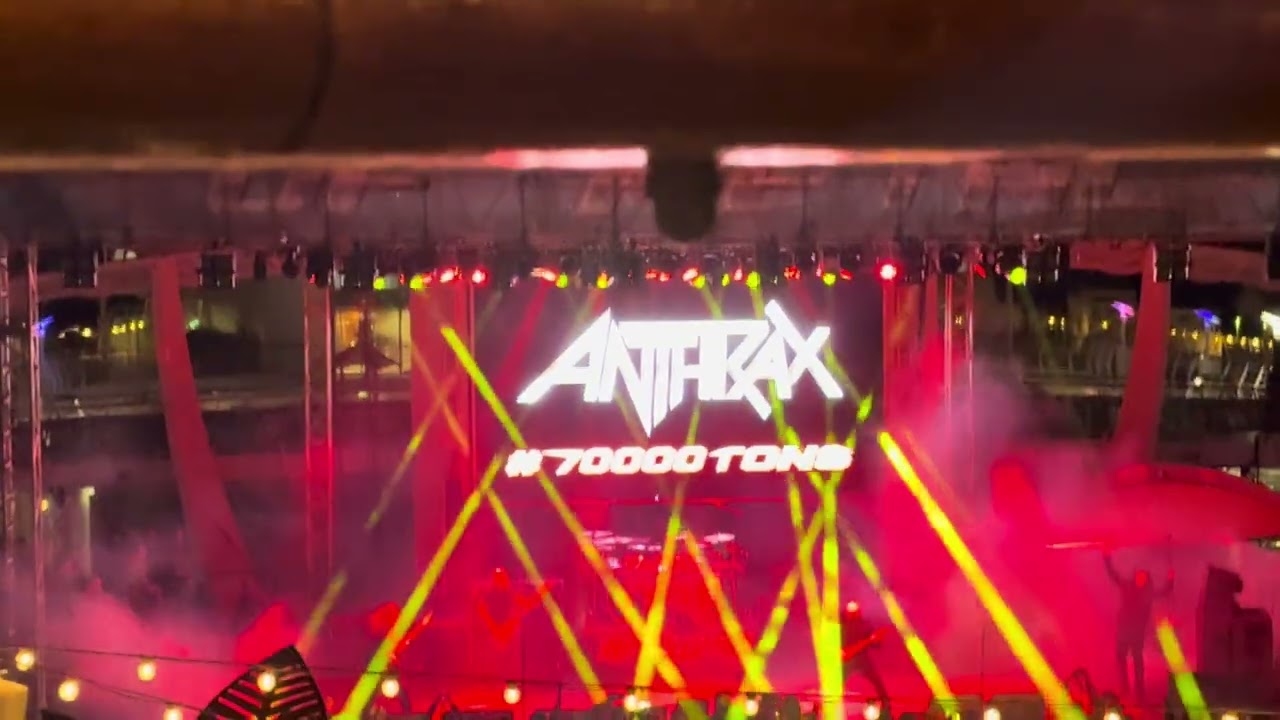 Anthrax live @ 70000 Tons of Metal 1/31/26 (2/3rds of 2nd Set)
