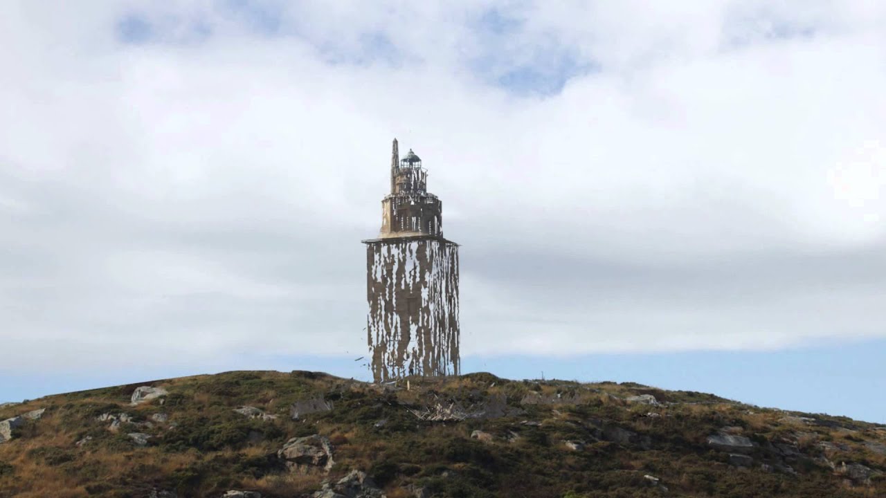 Reconstrucci&oacute;n de la torre de Hercules