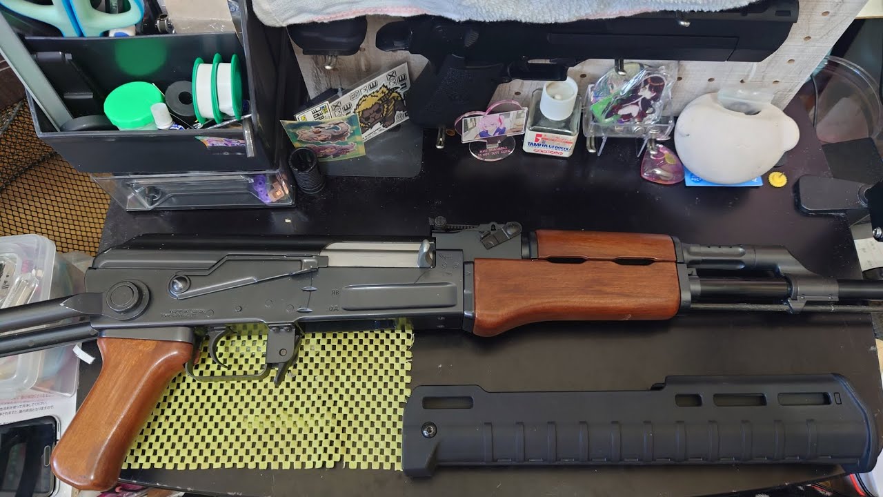 マルイスタンダードAK47sにZHUKOVハンドガードが付くかやってみた！