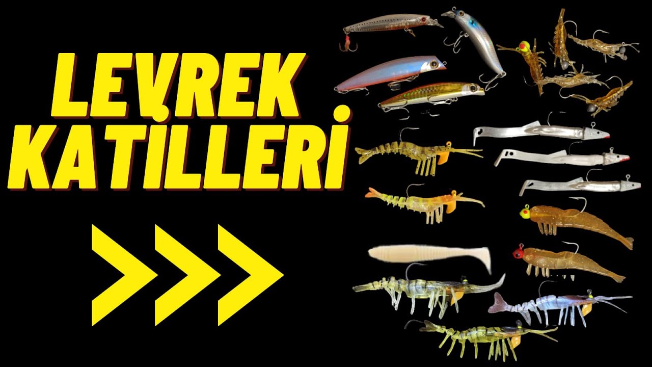 Levrek katilleri silikon ve maket yemler