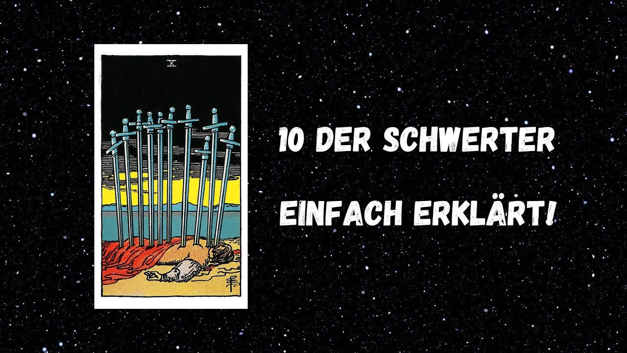 10 der Schwerter - Einfach erklärt | Symbolik und Bedeutung | #tarotberlin #tarot #tarotkarten