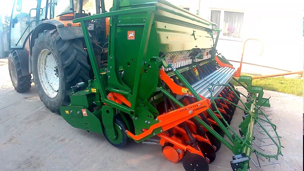 Nowy Siewnik Amazone AD 303 / Renault Ares 640RZ / Agro Przyjaciele/ Siew Pszenicy 2019