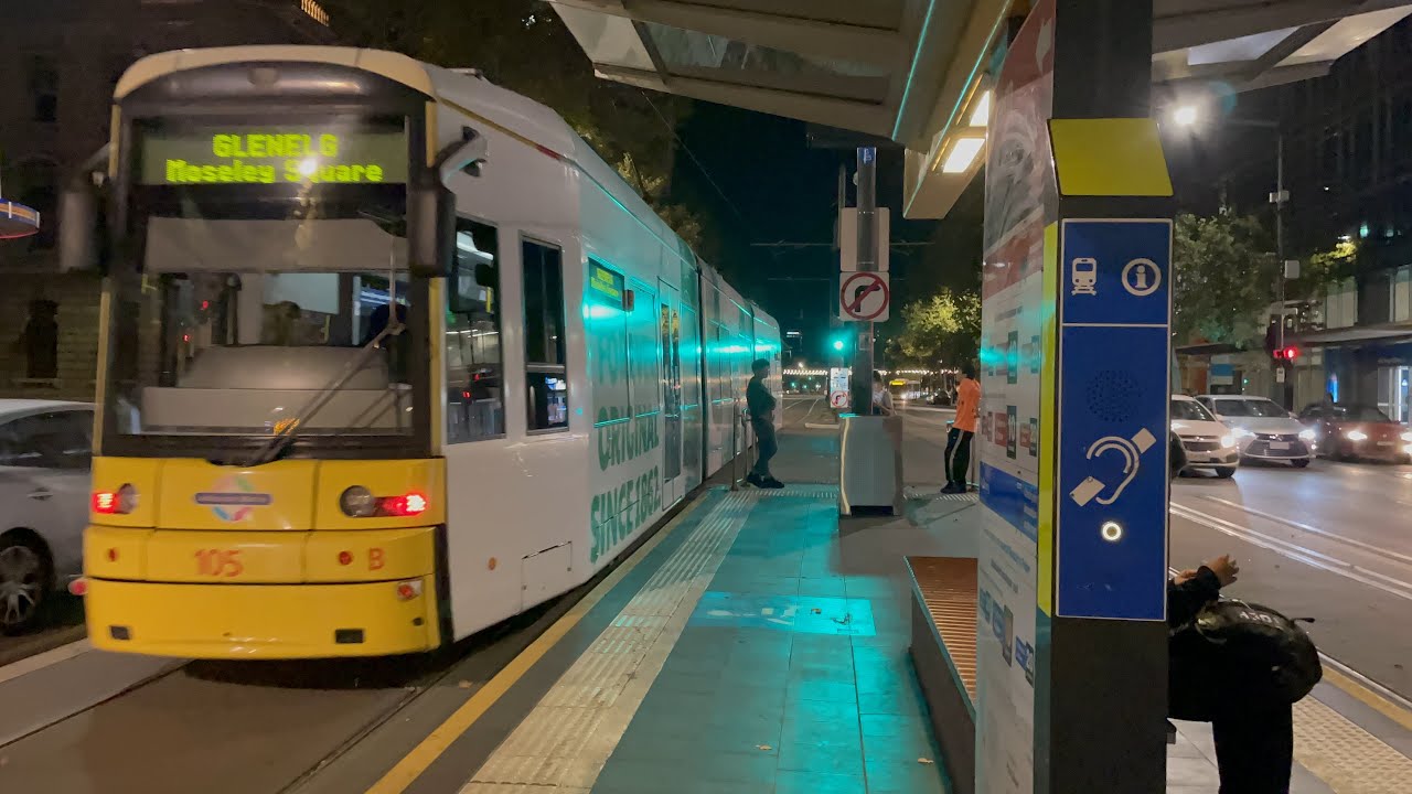 Adelaide Transport Vlog: 1 Riding a Tram from Rundle St to Pirie St at Night