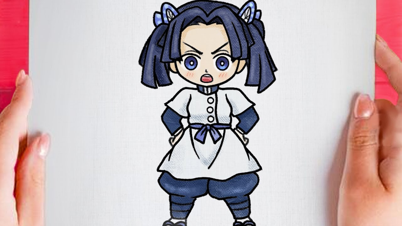 How to draw Aoi Kanzaki - Demon Slayer - Kimetsu no Yaiba