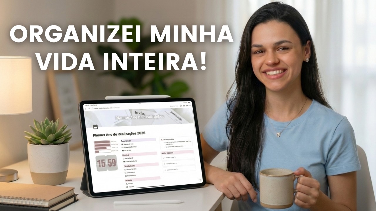 COMO USAR O NOTION PARA ATINGIR TODAS SUAS METAS EM 2026 | Planner Ano de Realizações