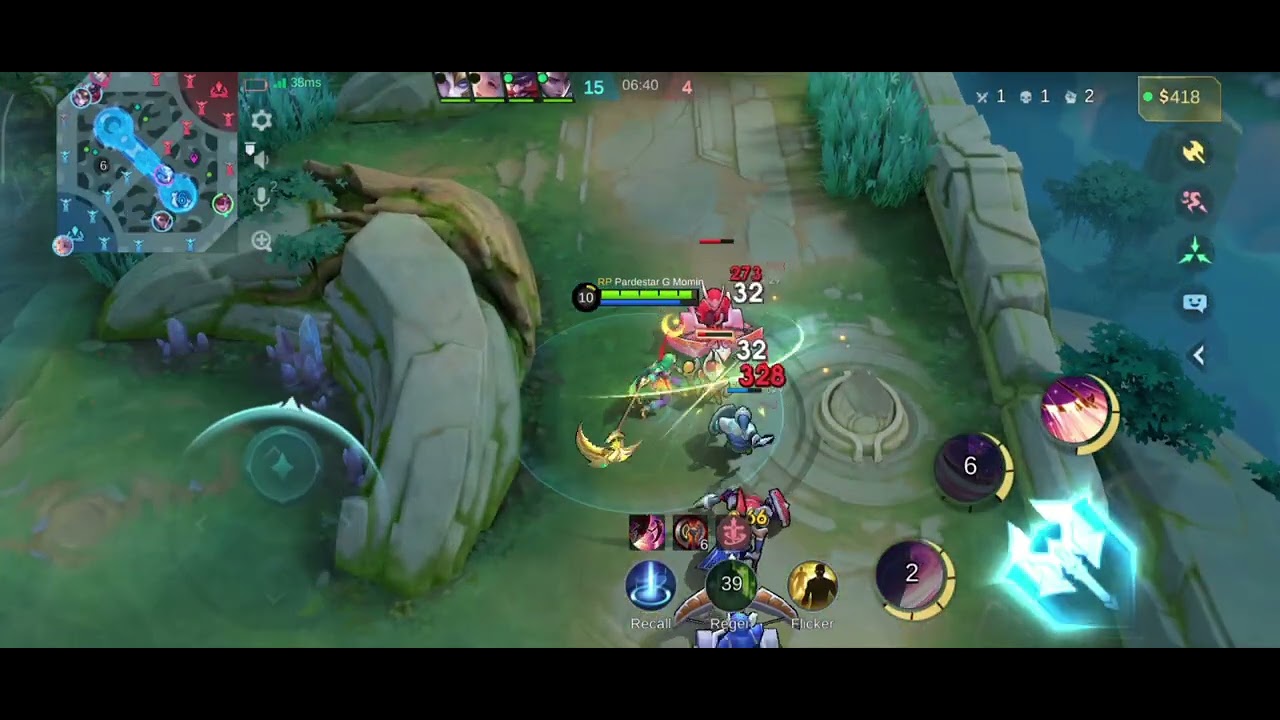 Ruby vs Sun EXP. Her teammates busy on gold lane🤣🫣