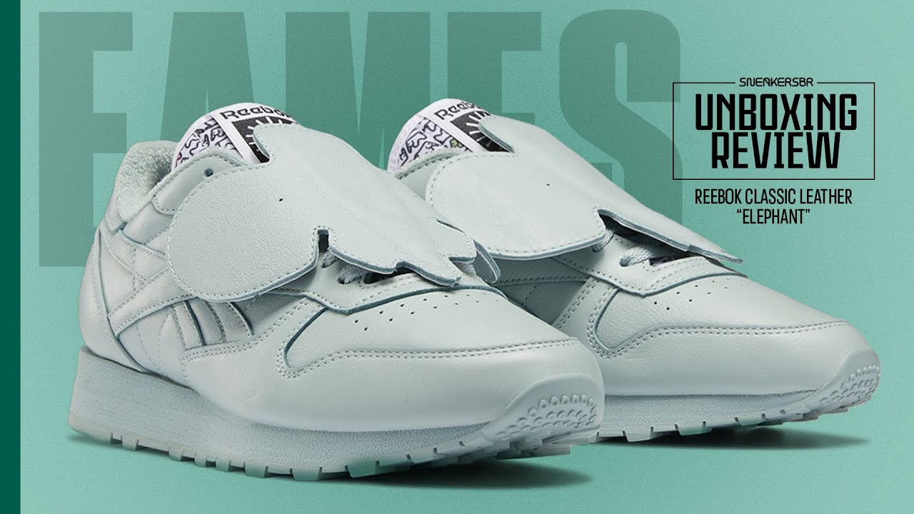 UM REEBOK INSPIRADO POR UMA CADEIRA - UNBOXING+REVIEW Reebok Classic Leather x Eames 