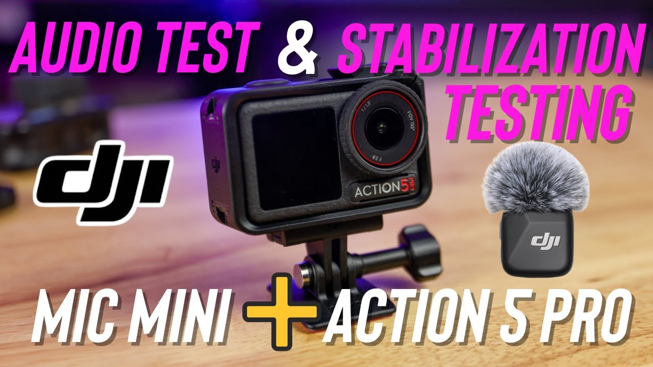 DJI ACTION 5 PRO + DJI MIC MINI audio/ stabilization testing.