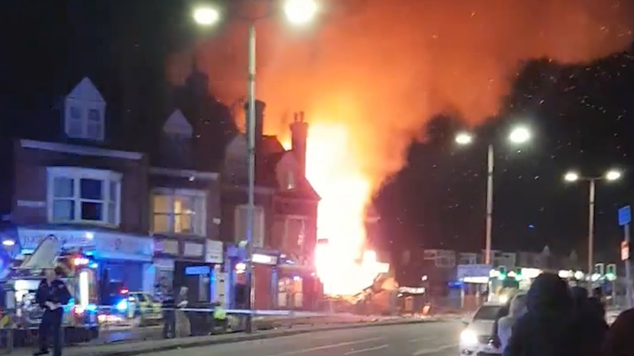 Several people dead after explosion destroys building in Leicester