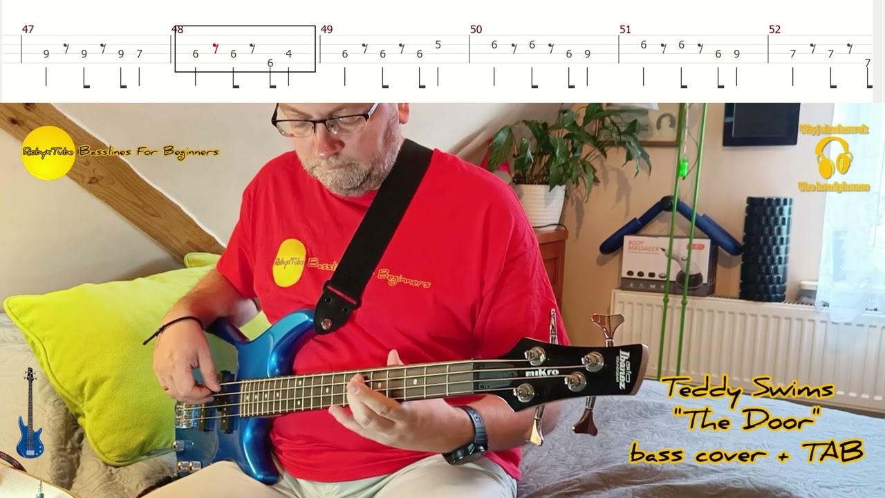 The Door (Teddy Swims) - bass cover + TAB
