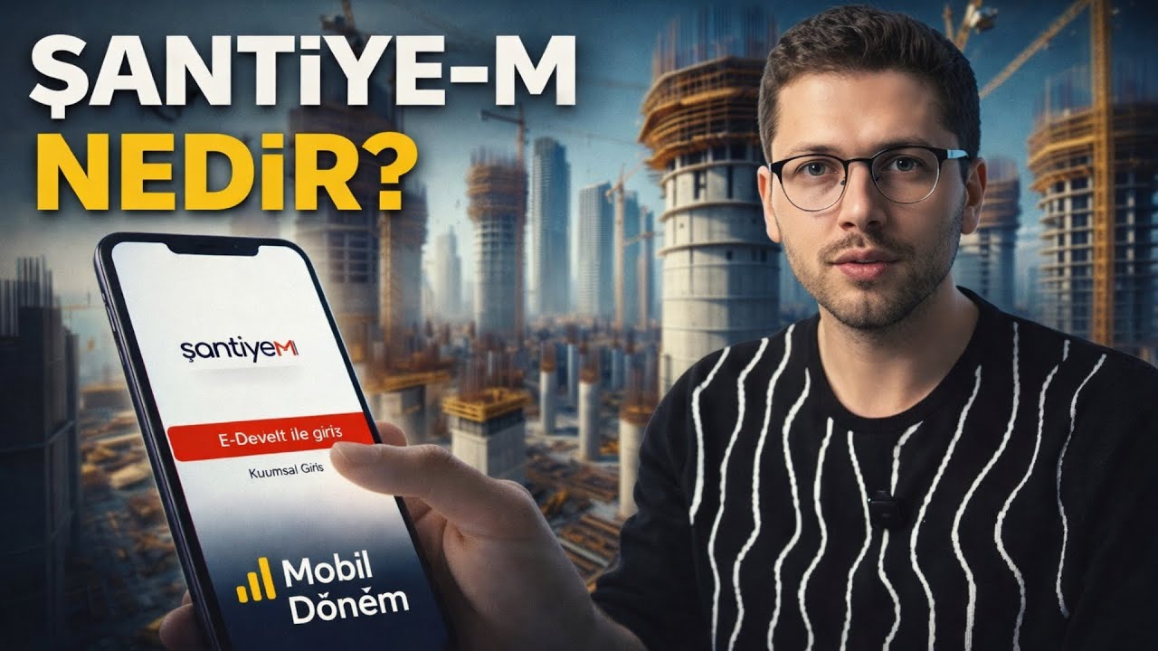 Şantiye-M Sistemi Nedir? Adım Adım Mobil Uygulama ve Kayıt İşlemleri. #şantiyem #inşaat #mimar