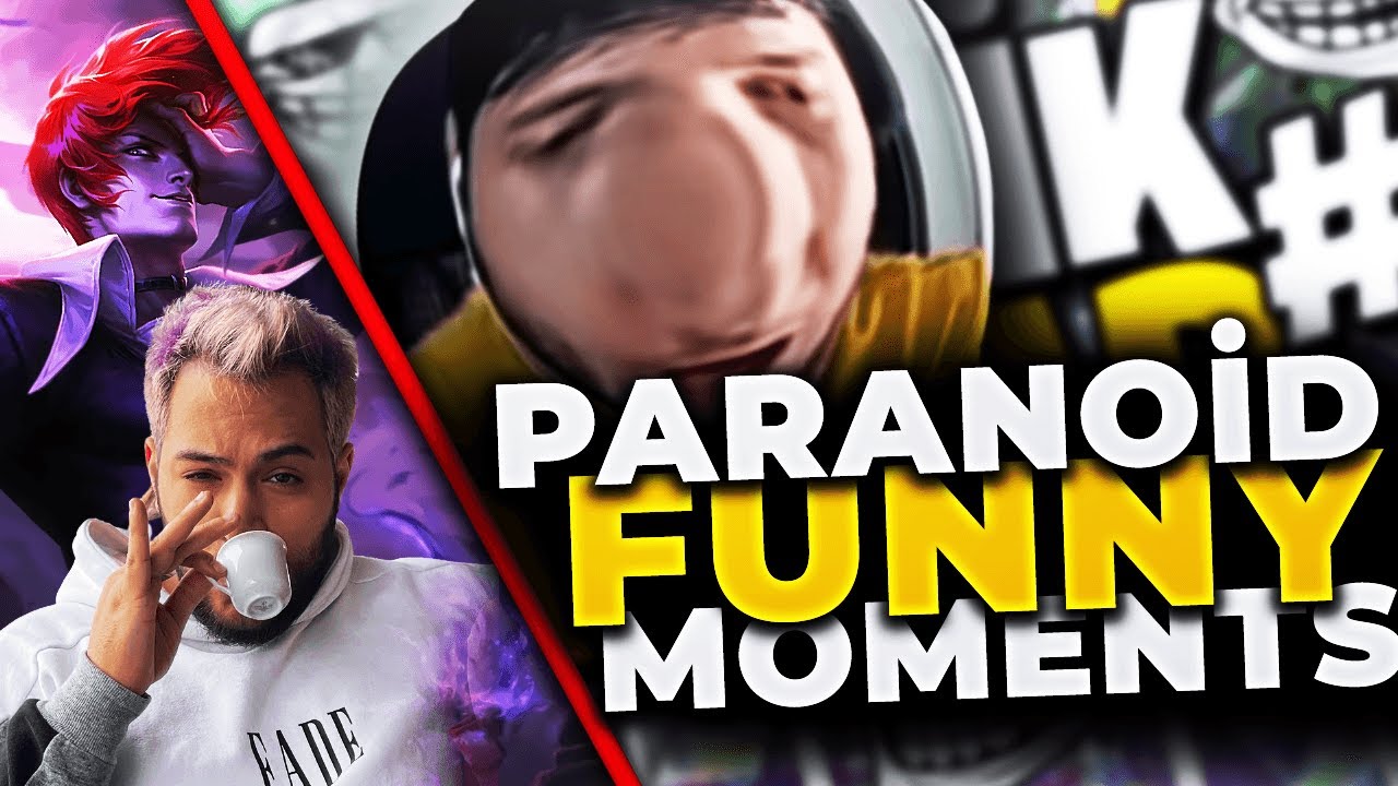 PARANOİD KOMİK ANLAR #2 | GAMEPLAY MONTAGE İZLİYOR | Mobile Legends