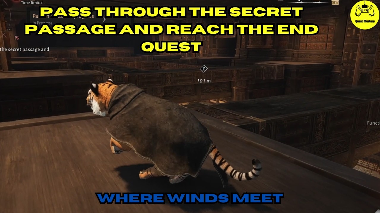 Pass Through The Secret Passage And Reach The End Quest Where Winds Meet