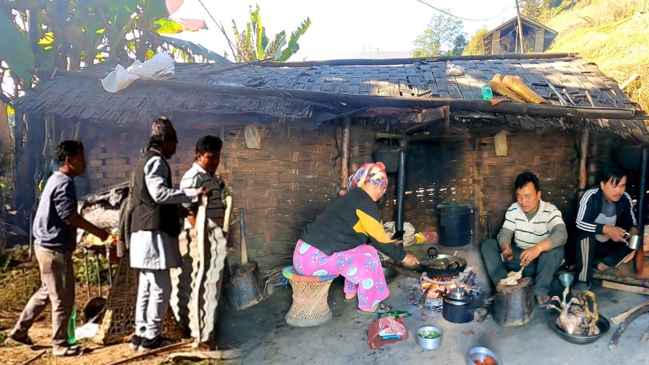 Traditional Culture | Goth Puja | Rural Village Affairs Nepal