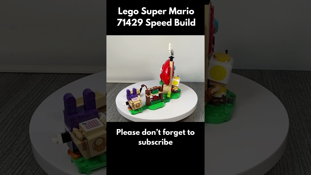 Lego Super Mario 71429 Nabbit at Toad's Shop Expansion Set Speed Build