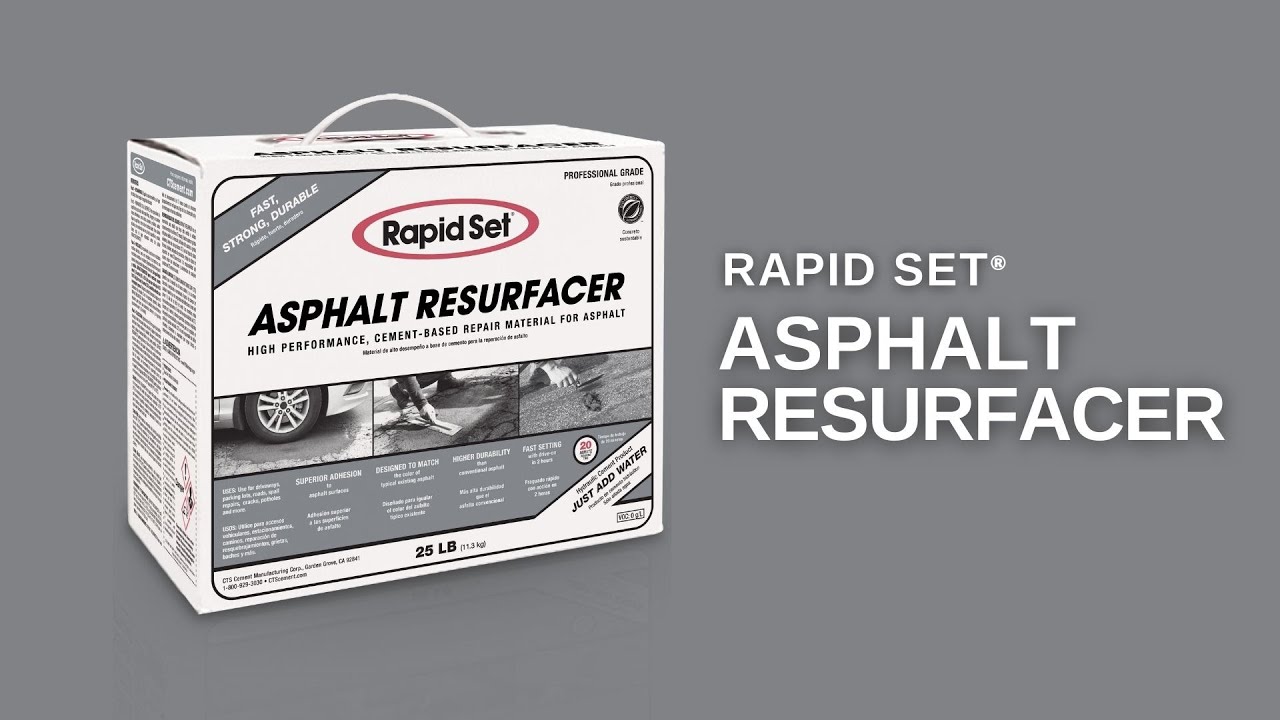 Rapid Set&reg;  Asphalt Resurfacer