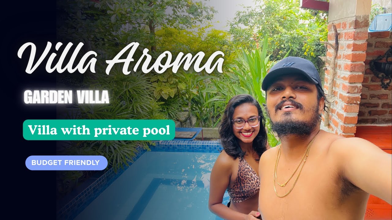 රු. 9,900 ට කෑමත් එක්ක Private Pool Couple Villa එකක් | Villa Aroma - Minuwangoda