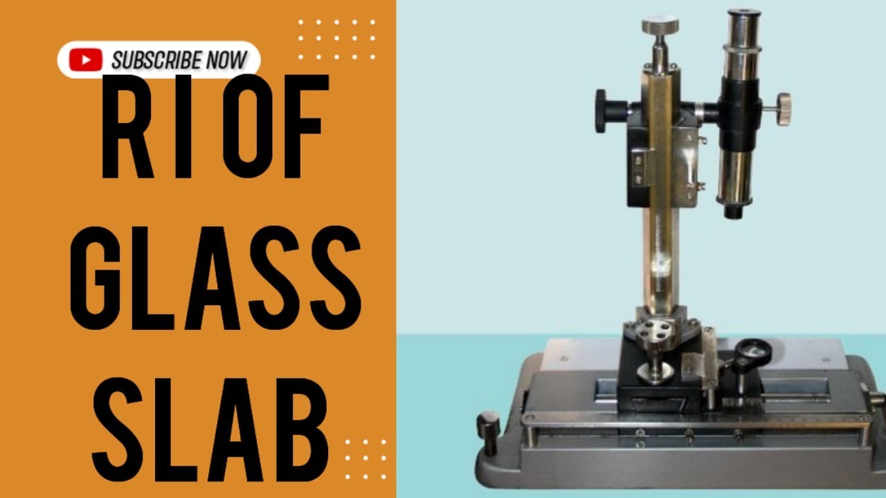 REFRACTIVE INDEX OF GLASS SLAB