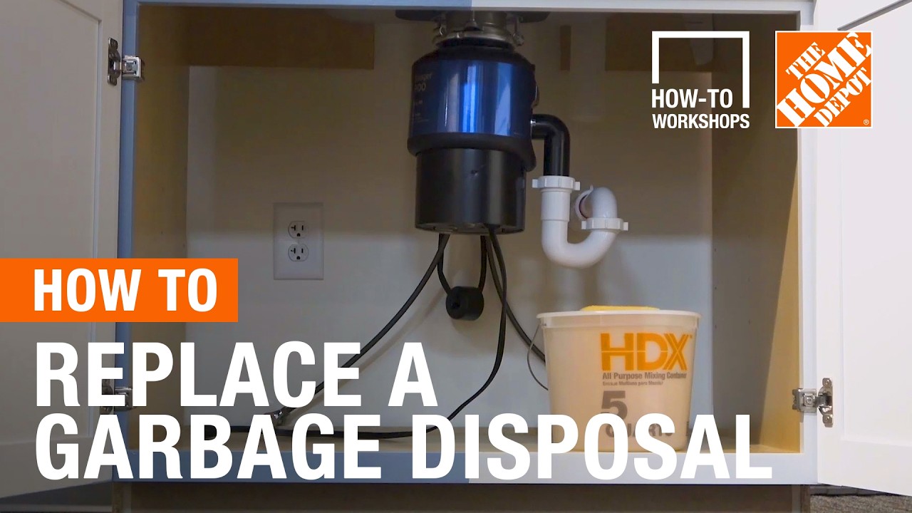 Мастер-классы: Как заменить измельчитель пищевых отходов | The Home Depot