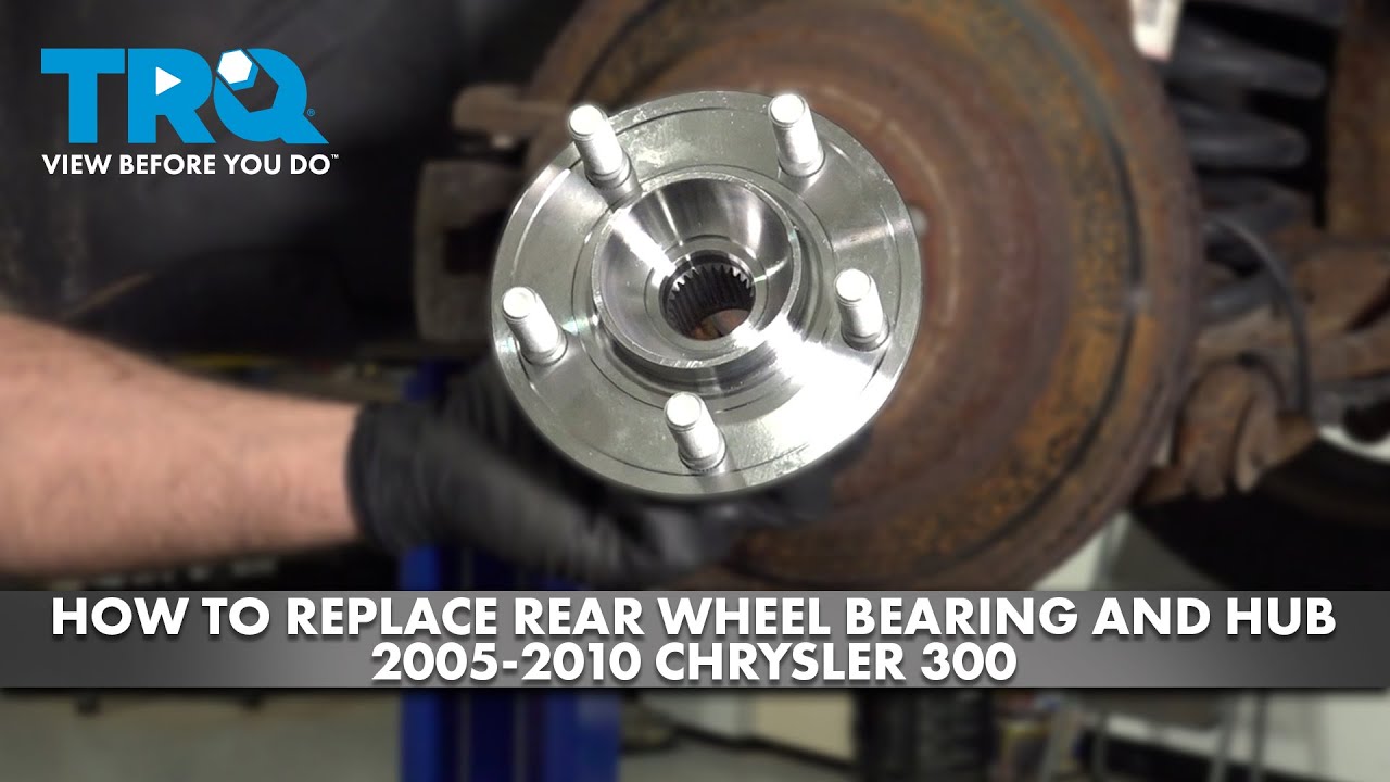 How to Replace Rear Wheel Bearing and Hub Assembly 2005-2010 Chrysler 300