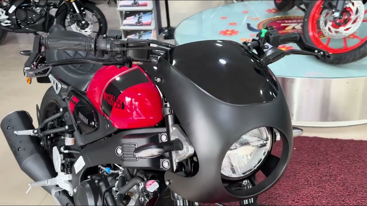 Новая модель Yamaha XSR155 Cafe Racer 2026 года | Доплата 12000 рупий за комплект | Обзор мотоцикла