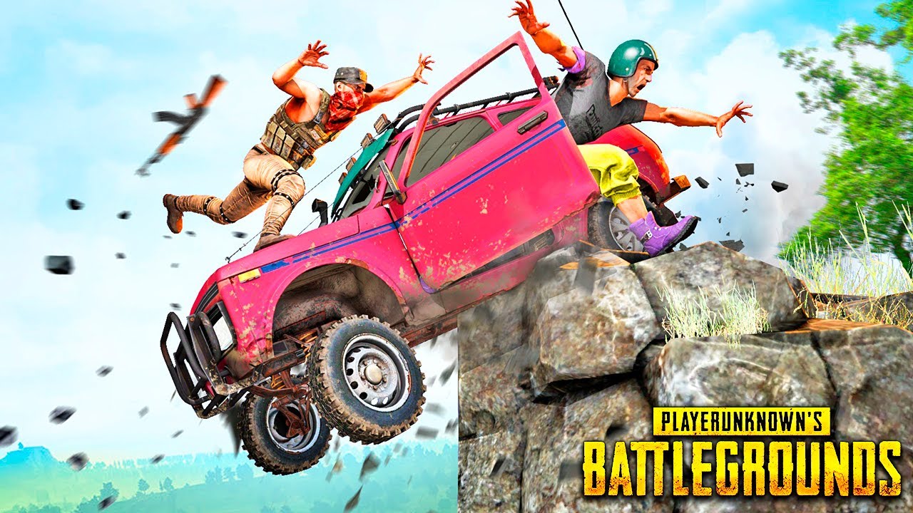 ТАМ ОБРЫВ, БЫСТРО ВЫПРЫГИВАЙ ИЗ МАШИНЫ! ЭПИЧНЫЙ ТОП-1 В МАСКИРОВКЕ В PUBG