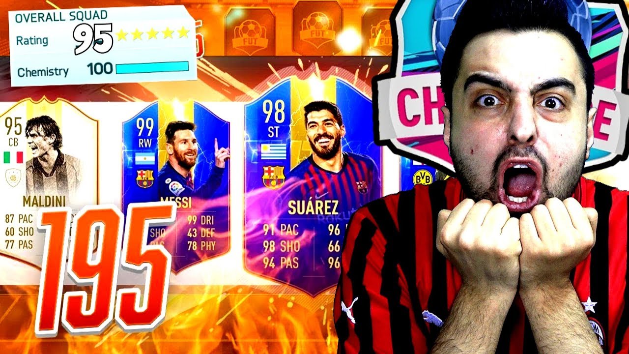 195 FUT DRAFT CHALLENGE FİFA 19 ! REKORA GİDİYORUZ !
