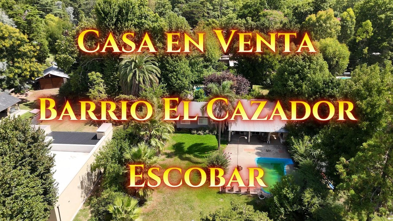 Casa en Venta en El Cazador – Escobar | 3 Ambientes con Pileta sobre Lote de 1.000 m² #viralvideo