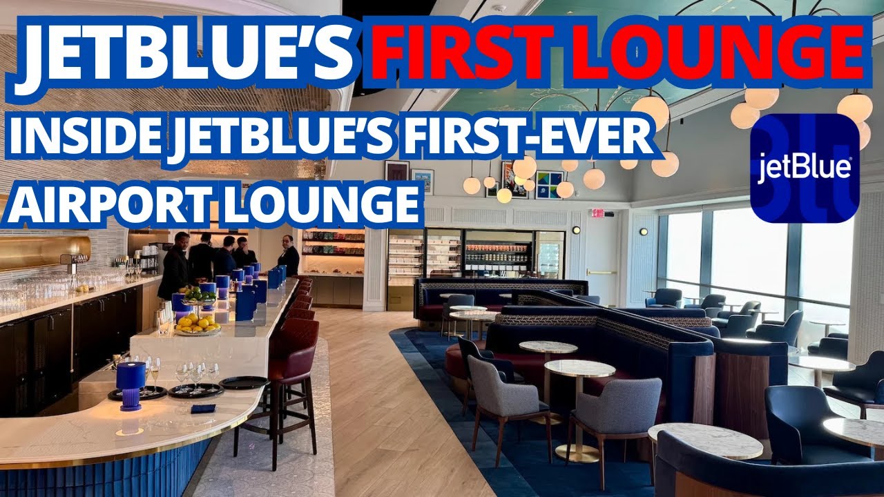 Не могу поверить, что JetBlue это построила | Экскурсия по залу ожидания BlueHouse
