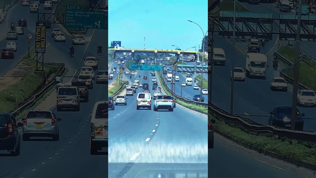 The beauty of Thika Superhighway ll ArtBeat Adventures #kenya #roadtrip #views #car #iphone14promax