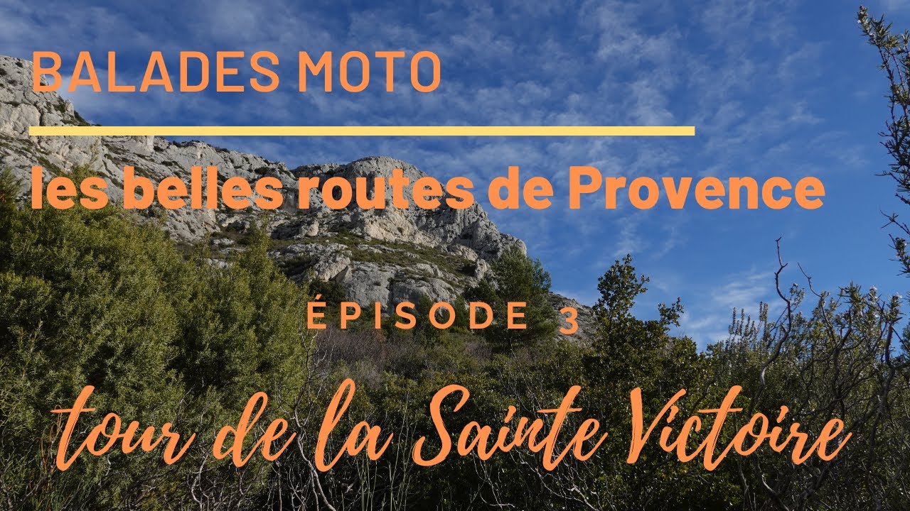 Balade moto Versys 1000 se  - belles routes de Provence - épisode 3 - La Sainte Victoire