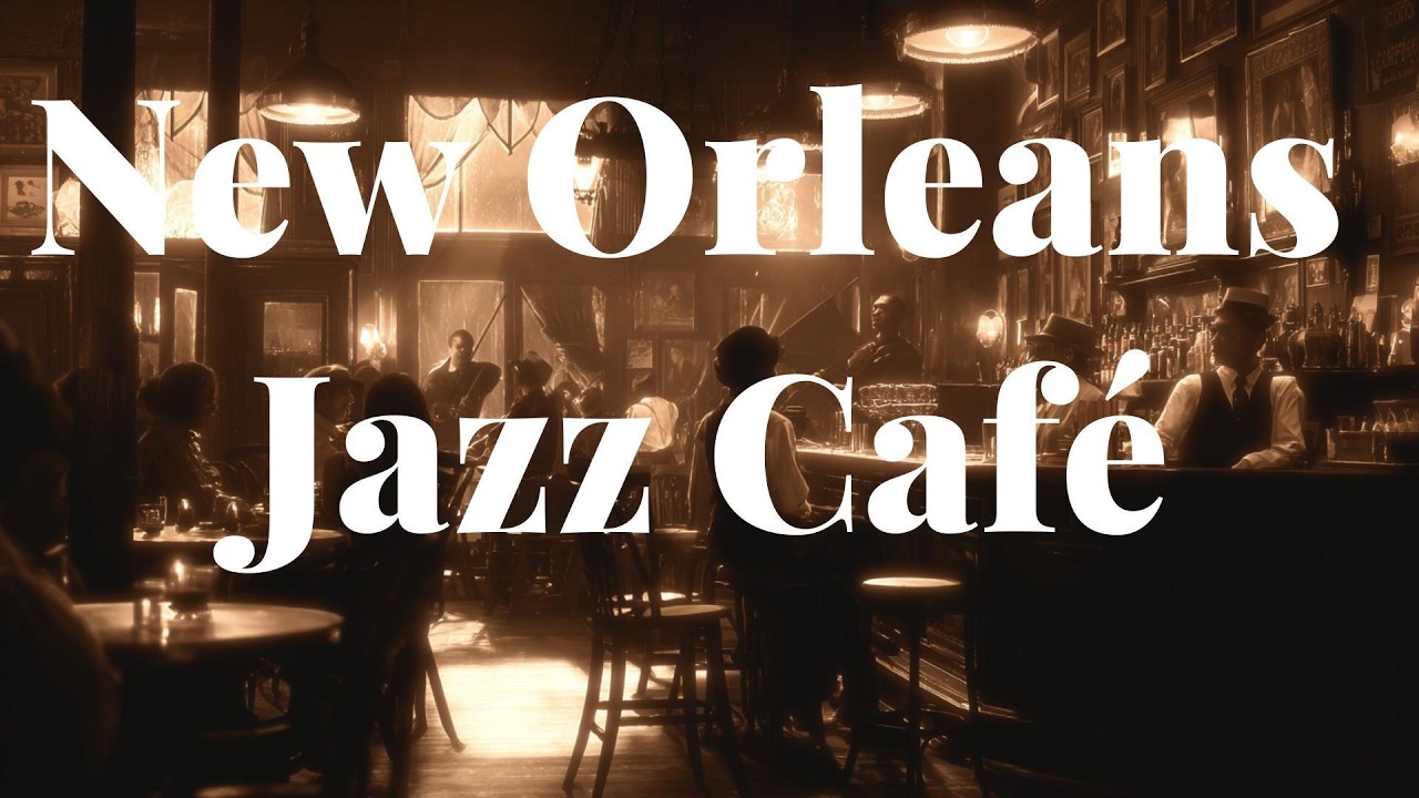 Smooth Jazz Café ☕ Study & Deep Focus Music | New Orleans Ambience