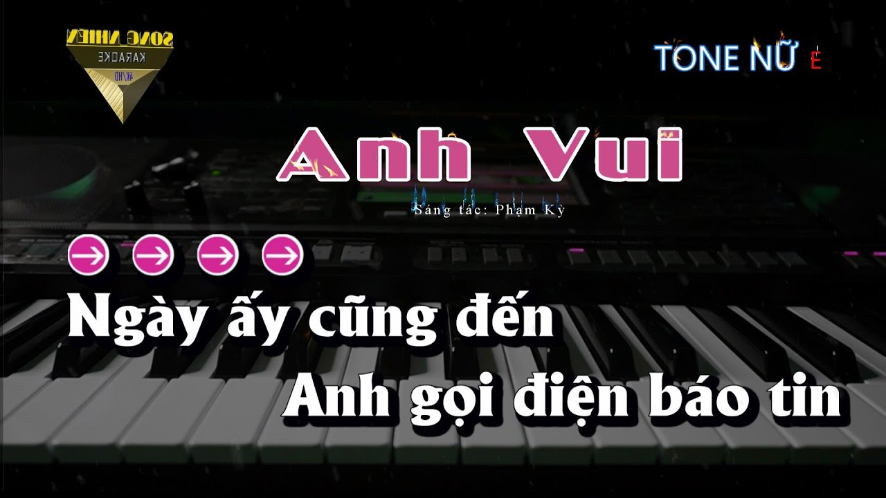 KARAOKE ANH VUI | TONE NỮ BEAT CHUẨN NHẠC HÓT TIKTOK
