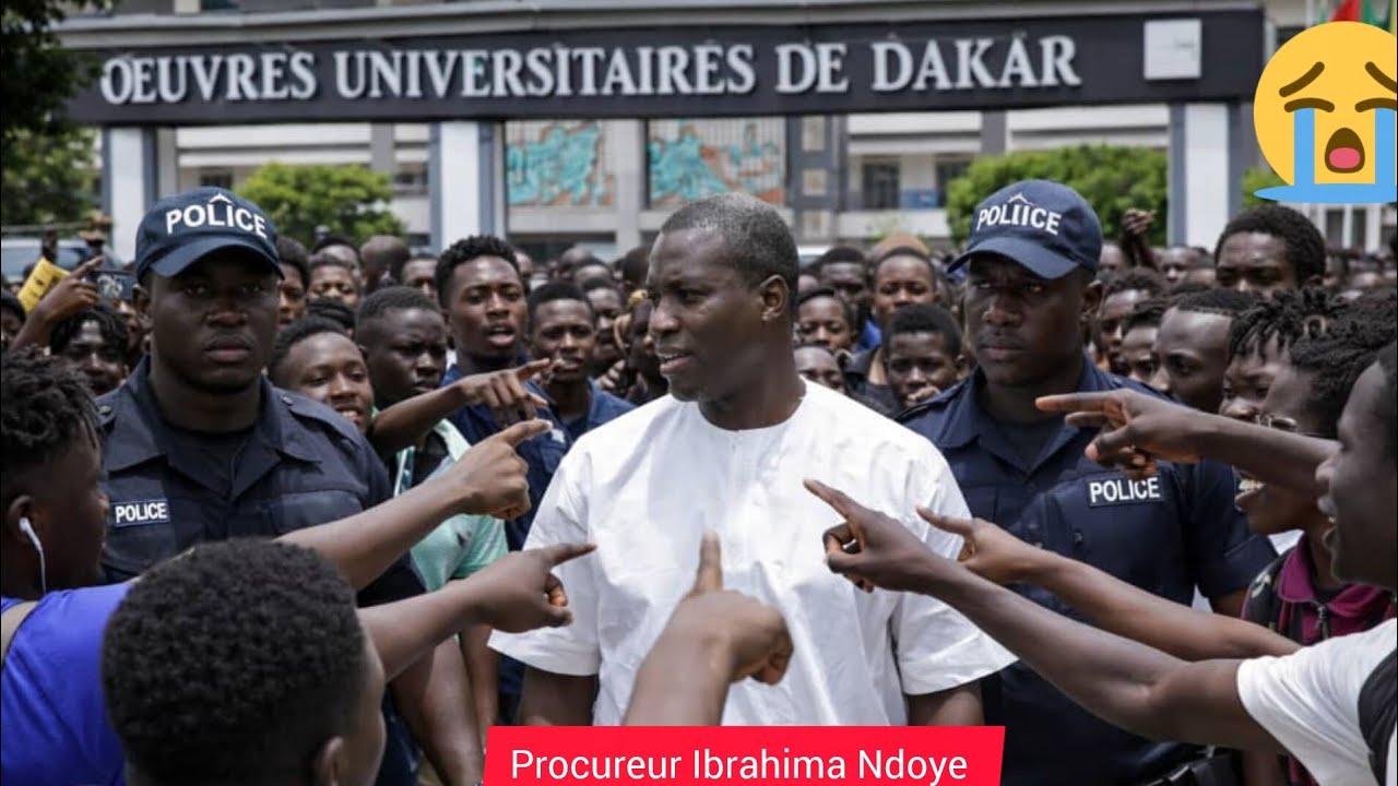 Dernière minute : le procureur Ibrahima Ndoye provoque la colère des étudiants de l'ucad 